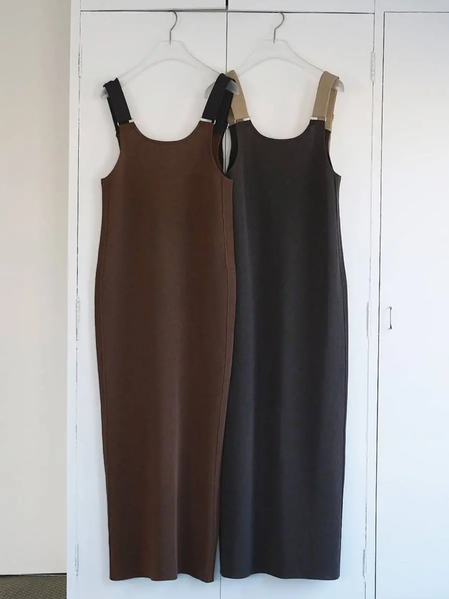 anuke❤︎Salopette Knit Onepiece38 Salopette Knit Onepiece - anuke - FIKA.｜YAMADAYA STORE