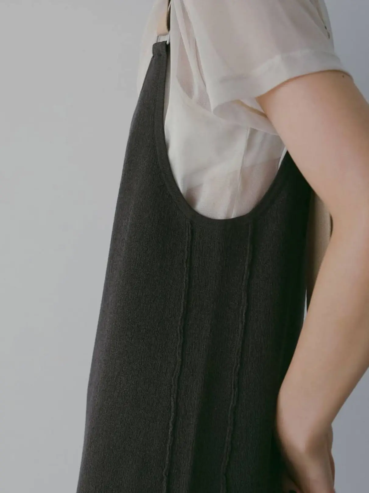 Salopette Knit Onepiece - anuke - FIKA.｜YAMADAYA STORE