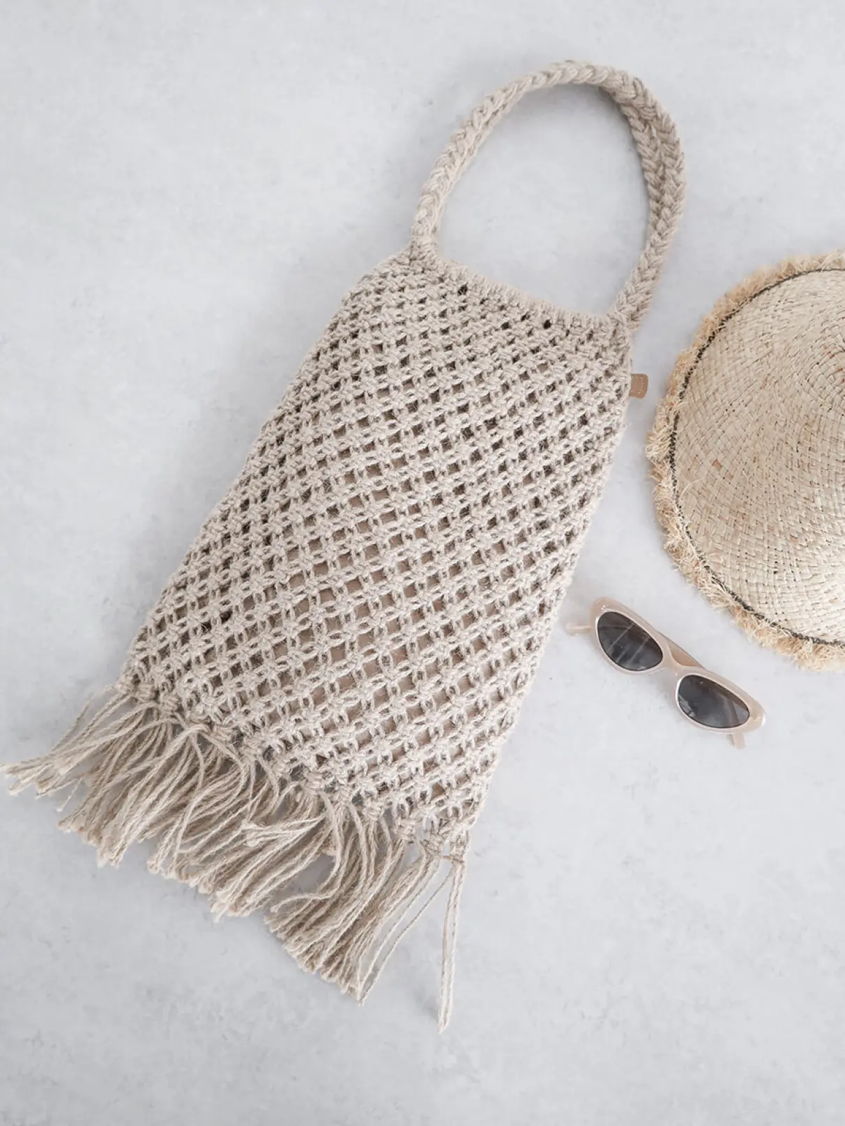 Fringe jute tote - The Bagmati - FIKA.｜YAMADAYA STORE