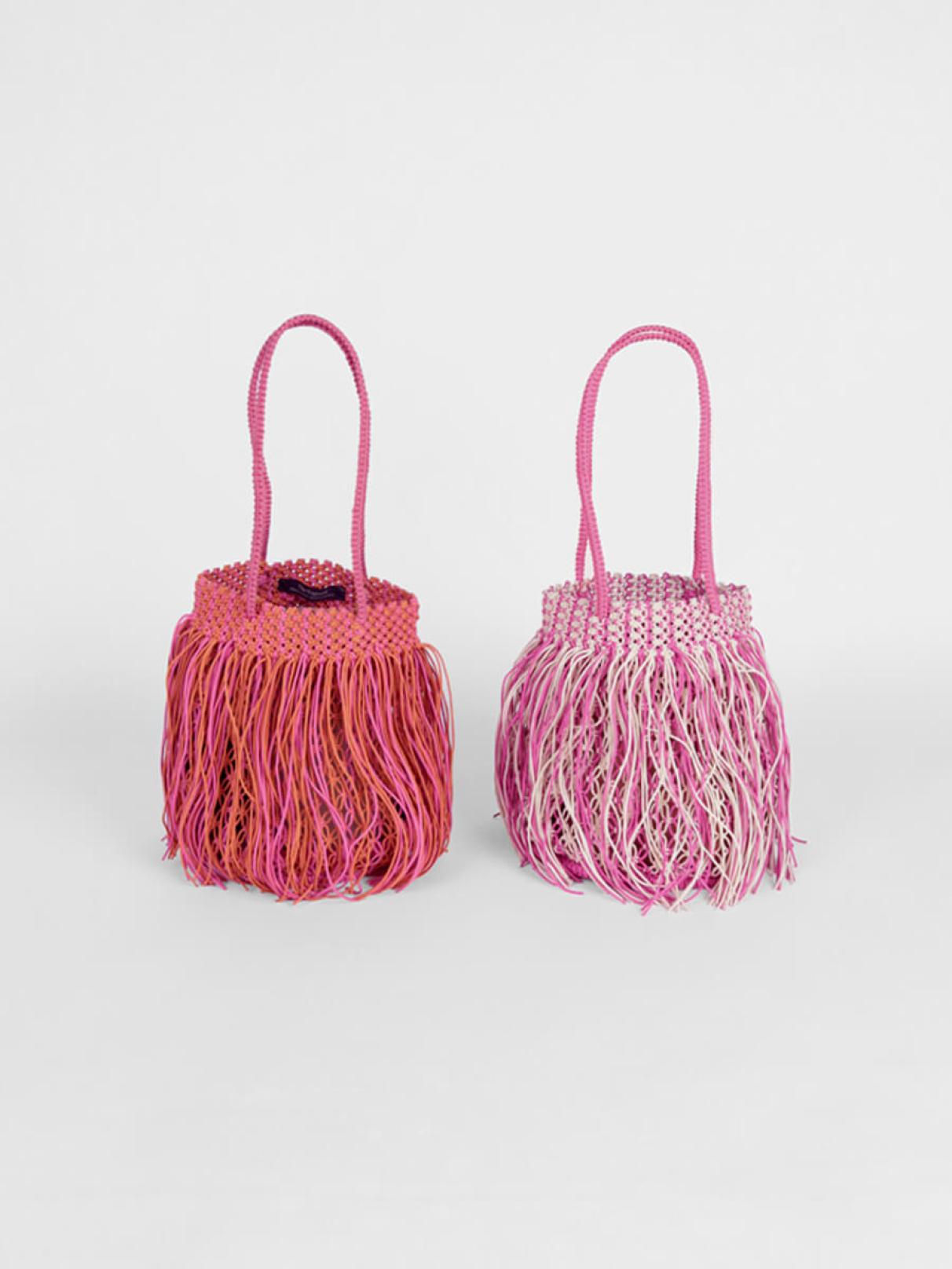 バグマティ フリンジ マクラメバッグ フリンジマクラメカラーBAG The Bagmati | THE M.B