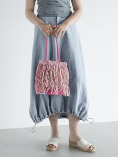 バグマティ フリンジ マクラメバッグ Mix Fringe macrame bag - The Bagmati - FIKA.｜YAMADAYA STORE
