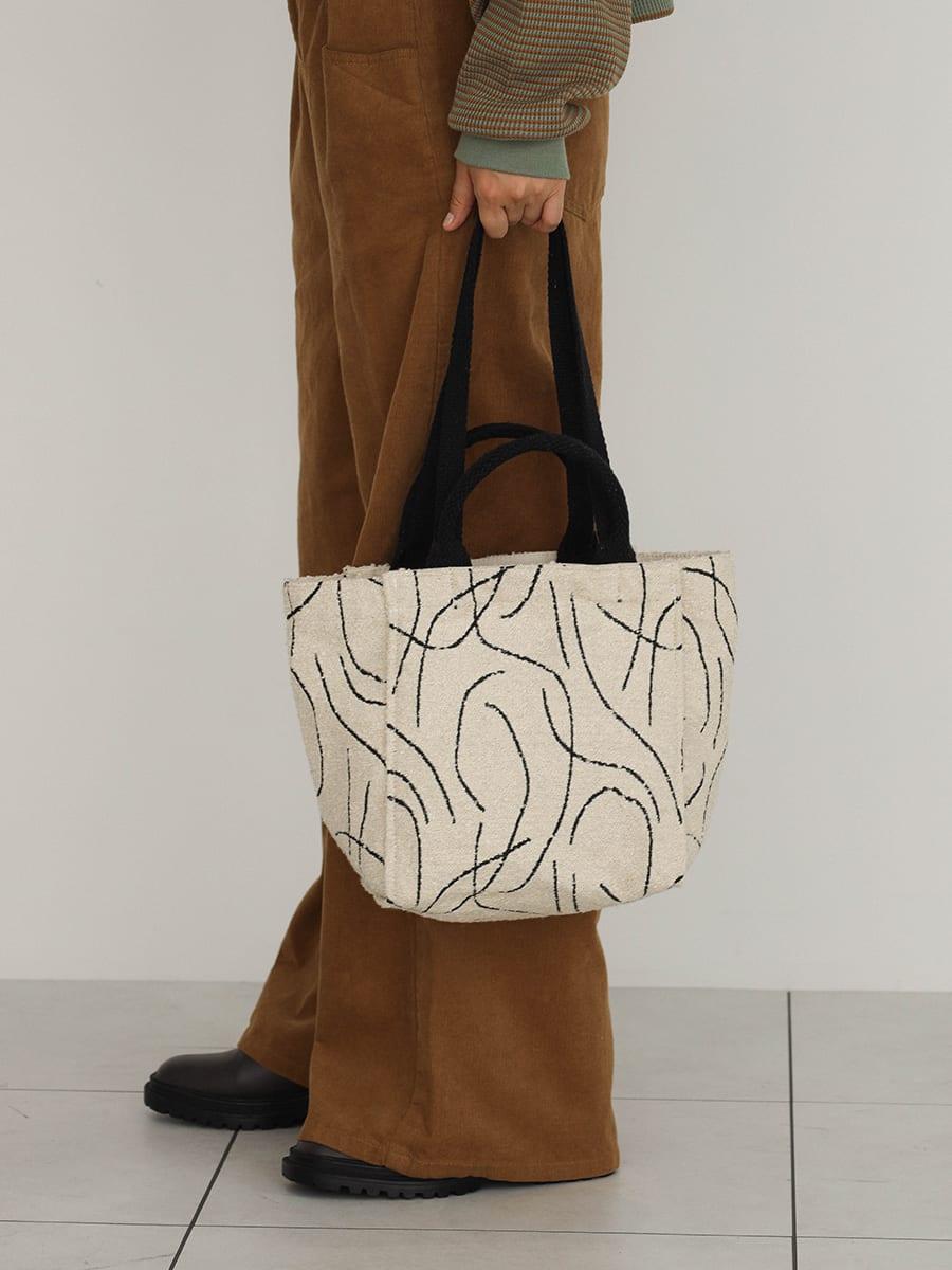 Embroidery 2way totebag