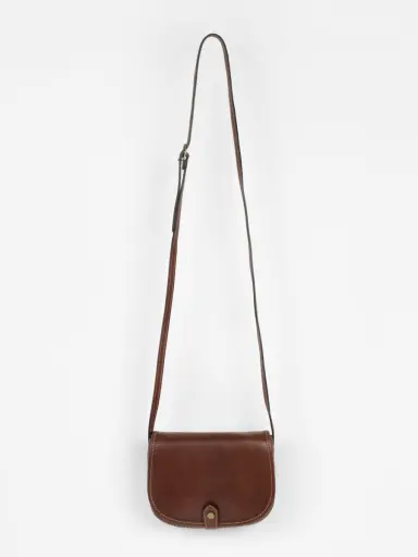 Leather saddle shoulder bag - FIKA. - FIKA.｜YAMADAYA STORE