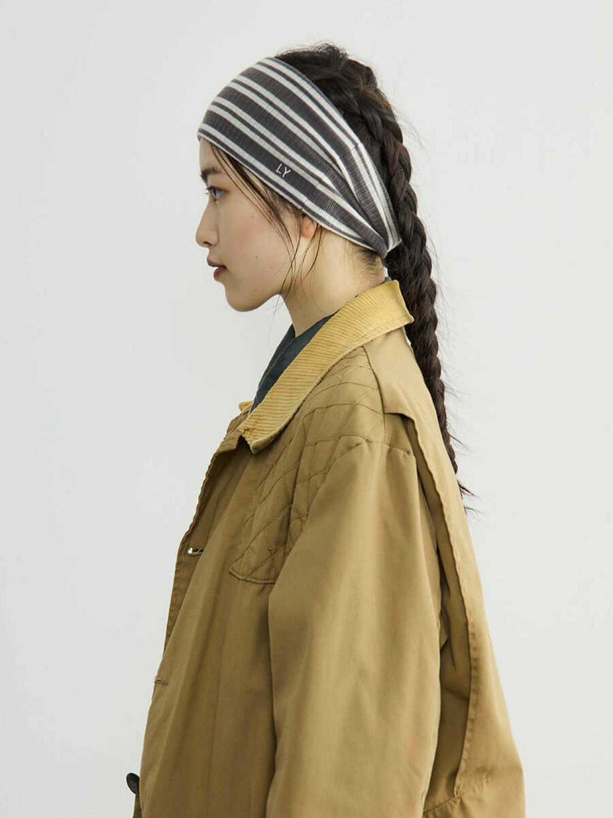 Double border Hair Band - La Maison de Lyllis - FIKA.｜YAMADAYA STORE