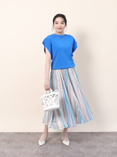 ✴︎いちにいさんしー✴︎CHANEL サマーニット シェルステッチバイカラーサマーニット（ニット/セーター）｜Olu