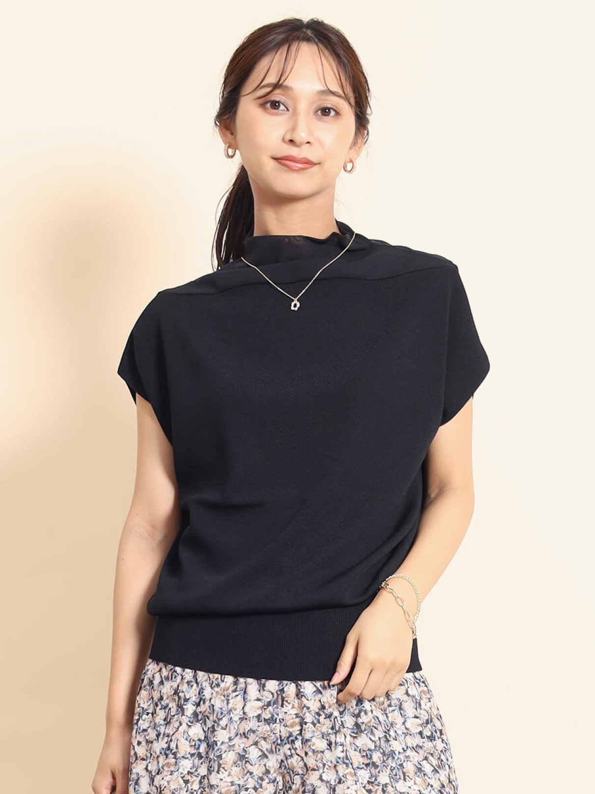 フェンネル　fennel チュール半袖トップス フェンネル fennel チュール半袖トップス