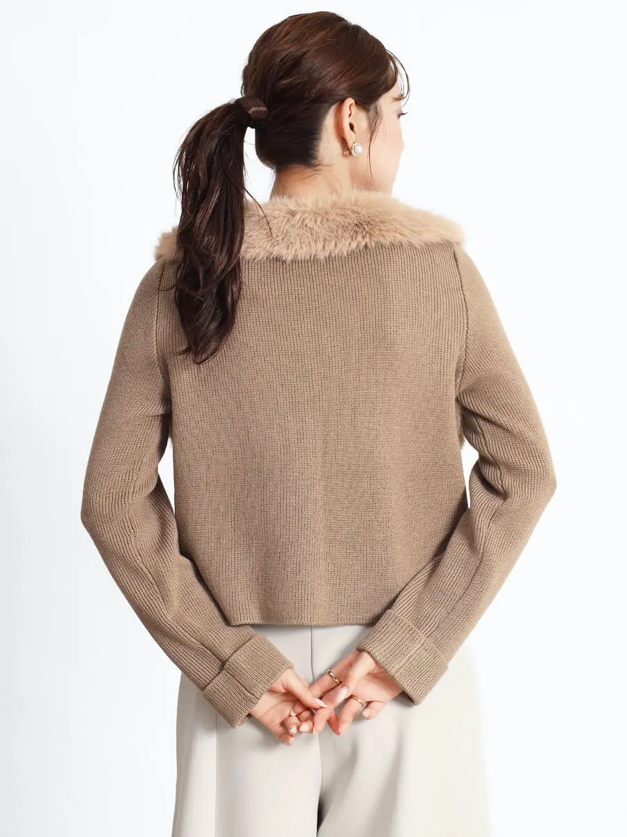 ファードッキングニットカーディガン - FENNEL - FENNEL｜YAMADAYA STORE