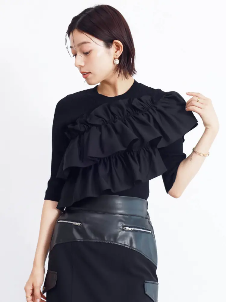 ☆はこ☆新品タグ付16000円 fennel ニットトップス FENNELのニット/セーターの商品一覧｜ファッション通販の