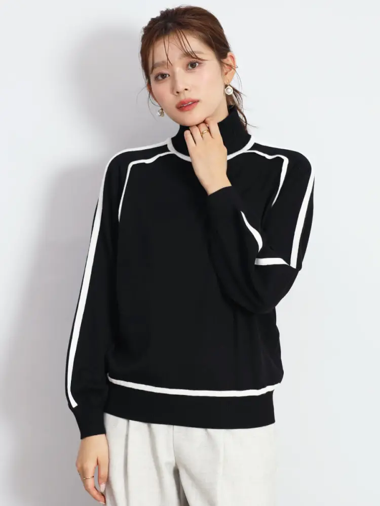 配色ラインニットプルオーバー - FENNEL - FENNEL｜YAMADAYA STORE