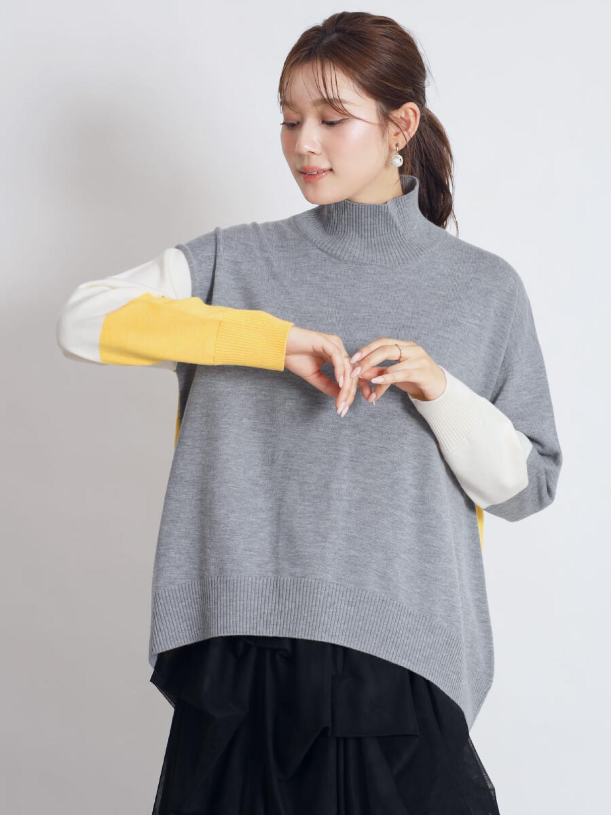 トップス fennel マルチカラーニットトップス - FENNEL - FENNEL｜YAMADAYA STORE