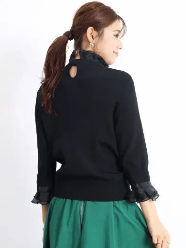 フリル付きニットトップス - FENNEL - FENNEL｜YAMADAYA STORE