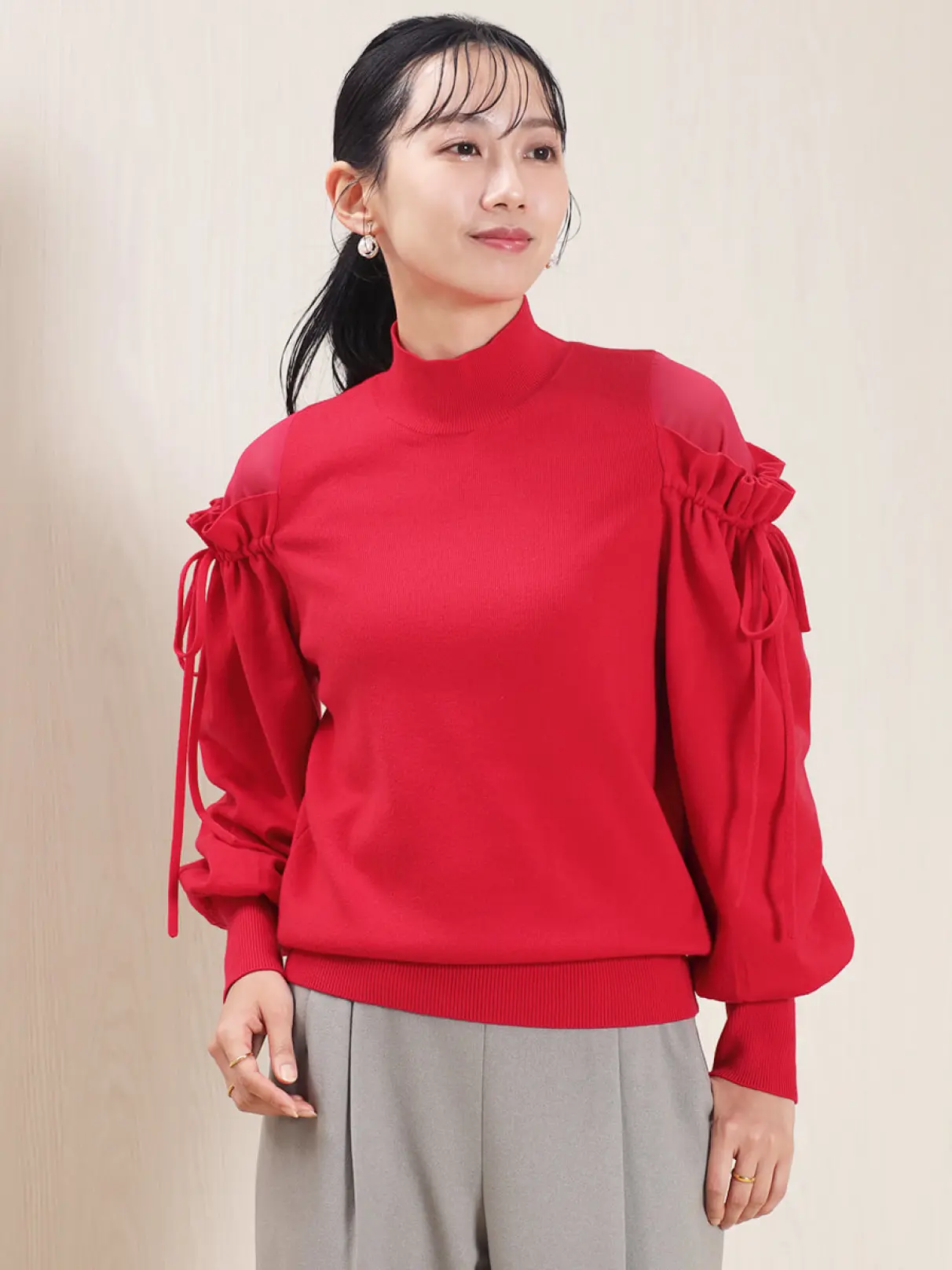 ショルダーリボンニットトップス - FENNEL - FENNEL｜YAMADAYA STORE