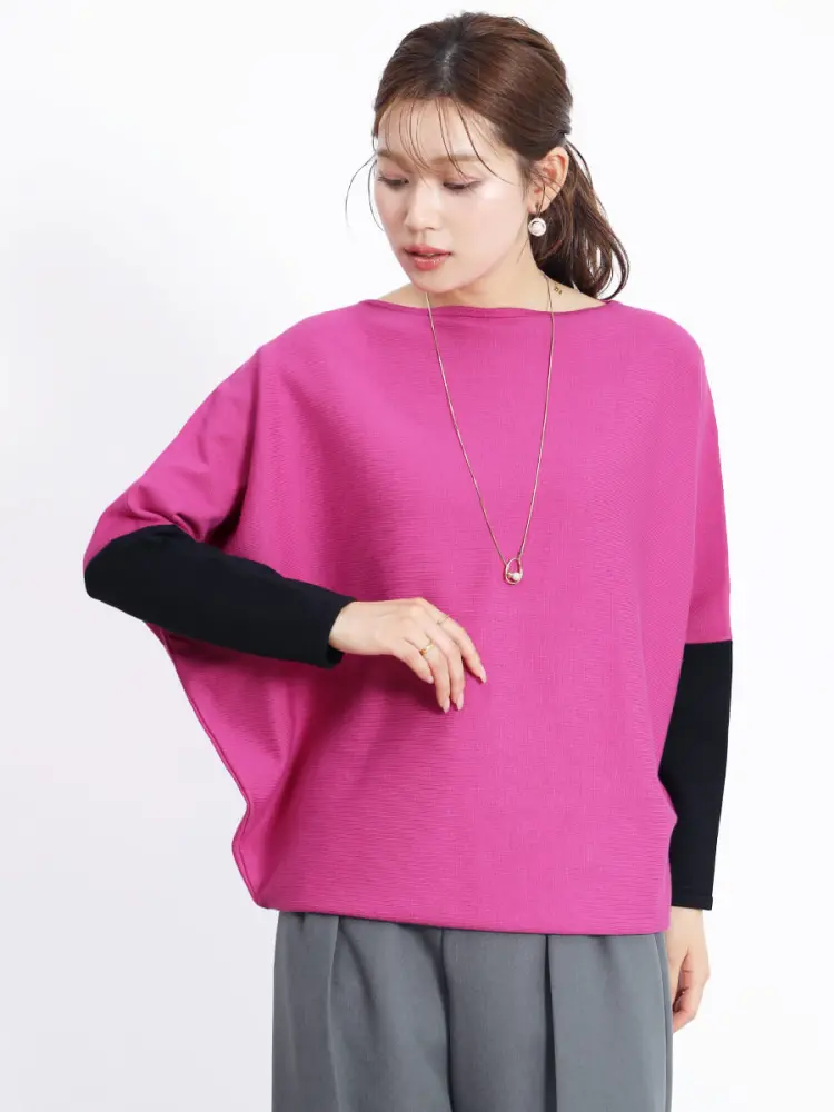 バイカラードルマンニット - FENNEL - FENNEL｜YAMADAYA STORE