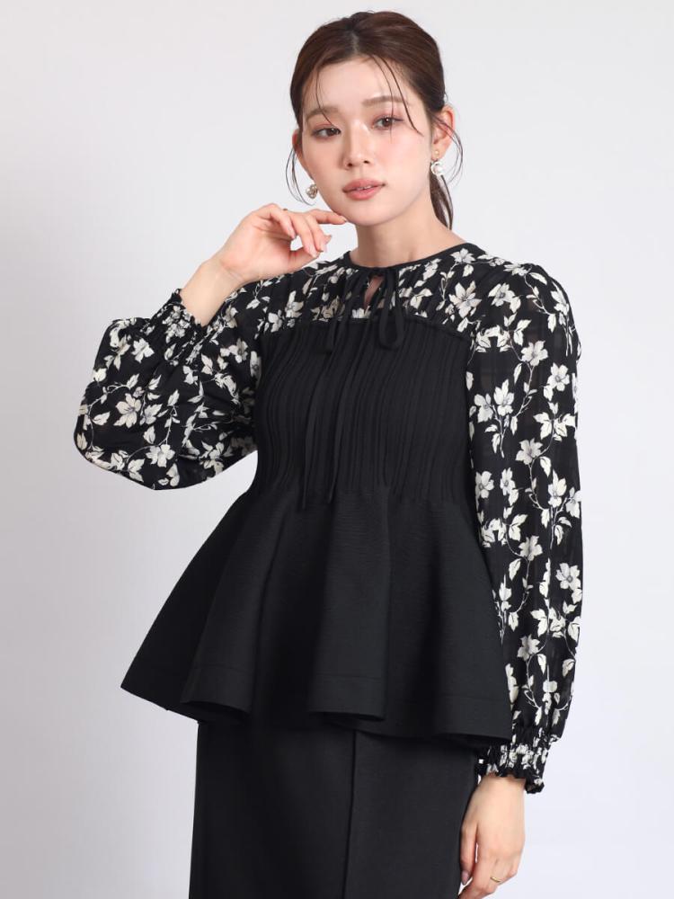 専用です⭐︎FENNEL フリル付きニットトップス　ブラック フリル付きニットトップス - FENNEL - FENNEL｜YAMADAYA STORE