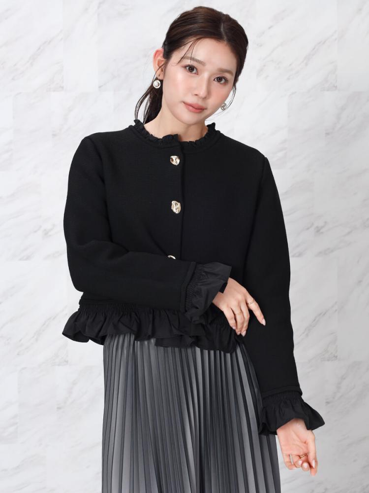 シャーリングフリルニットカーディガン - FENNEL - FENNEL｜YAMADAYA STORE