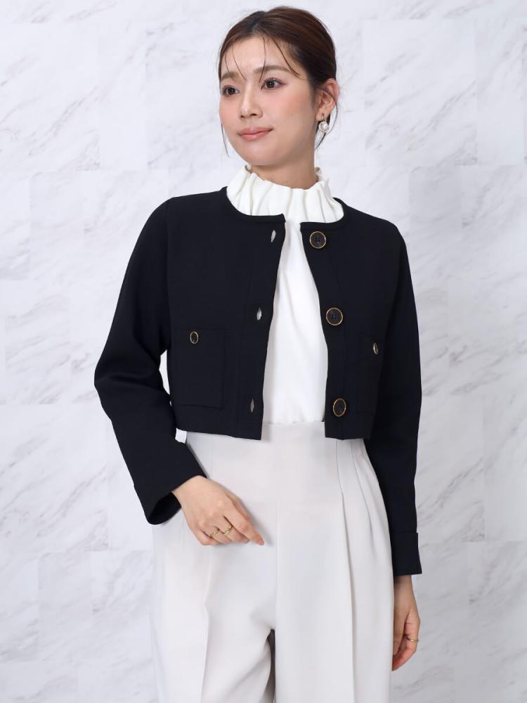 ショート丈ニットカーディガン - FENNEL - FENNEL｜YAMADAYA STORE