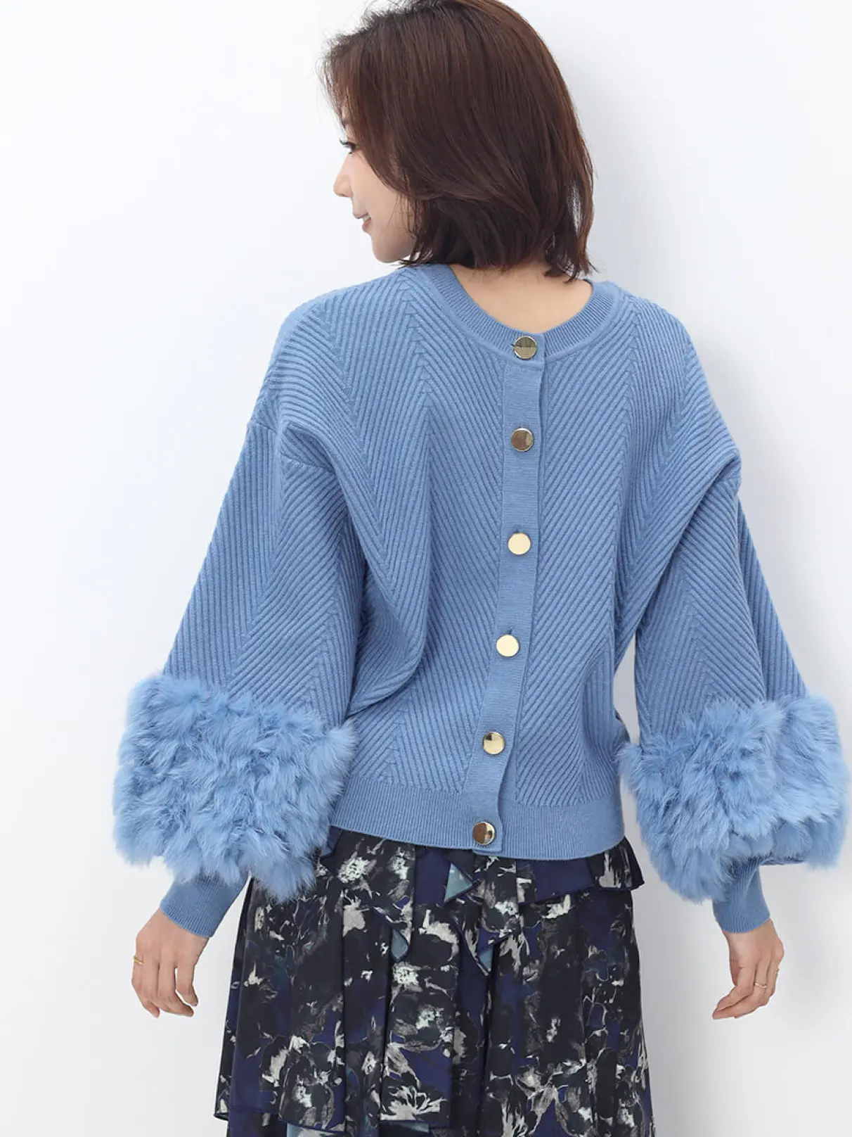 ラビットファースリーブ2wayニット - FENNEL - FENNEL｜YAMADAYA STORE