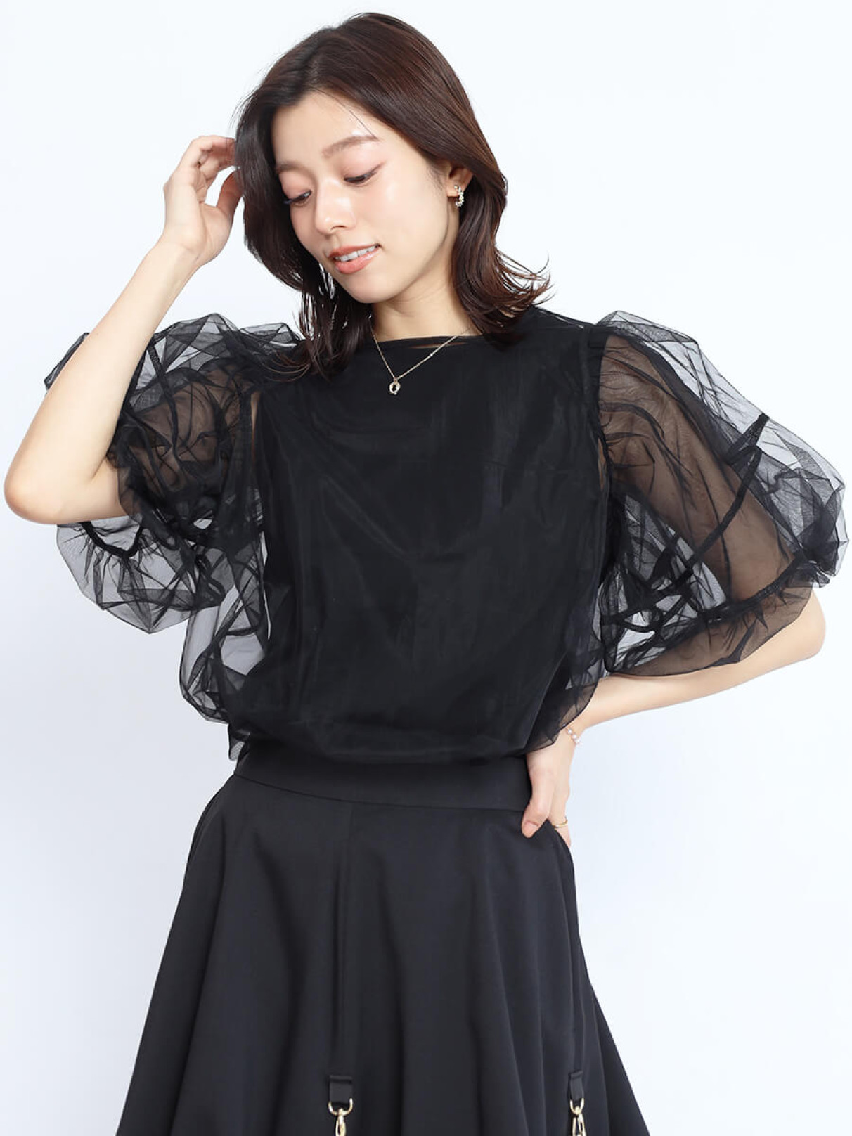 匿送込新品○ヤマダヤ フェンネル FENNEL チュールスカート