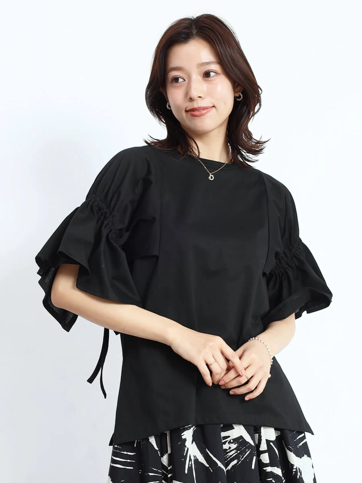 期間限定値下げ 【FENNEL フェンネル】半袖カットソー　黒　サイズM★未着用 FENNEL フェンネル】半袖カットソー 黒 サイズM☆未着用の通販