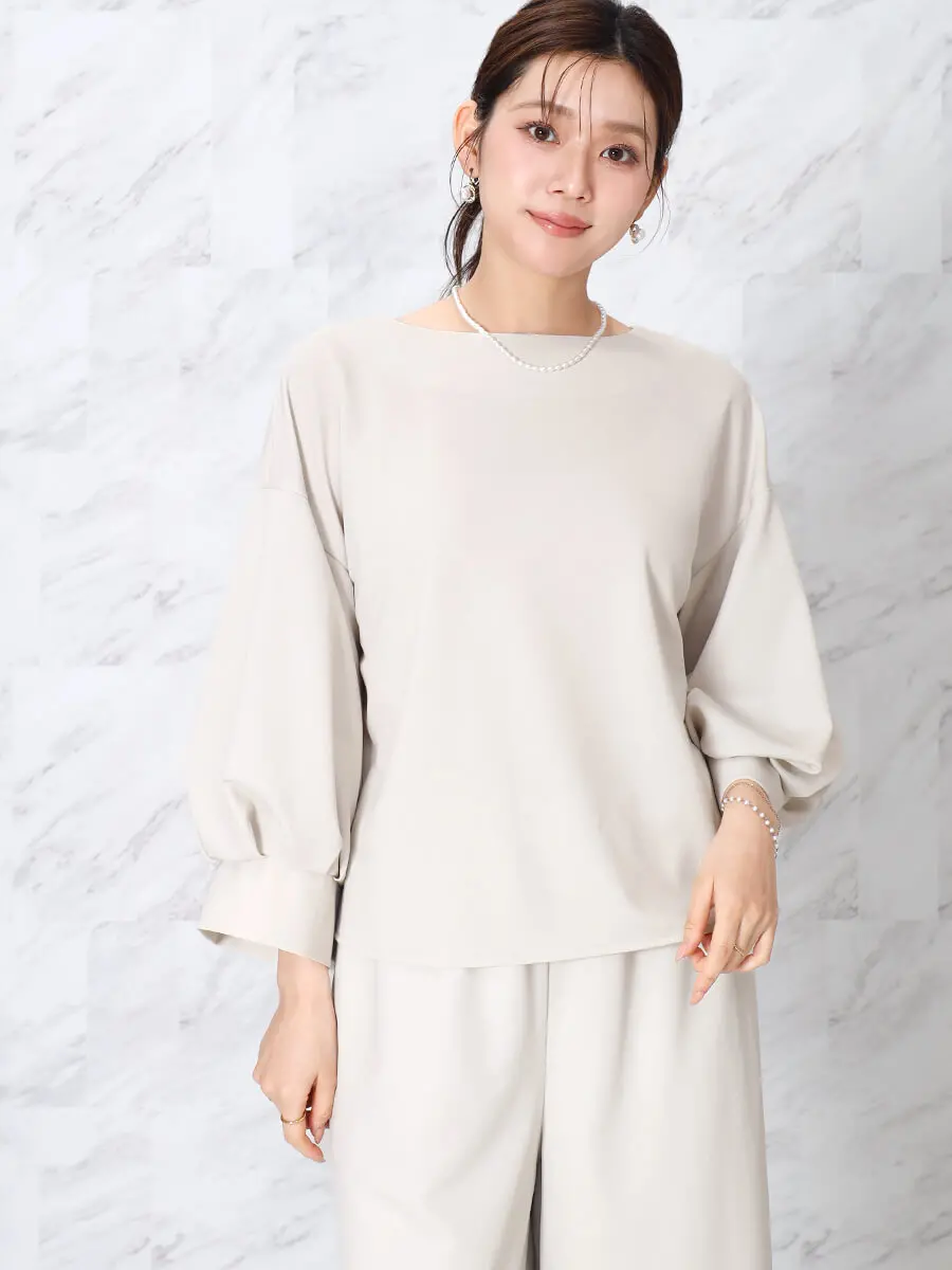 HYKE パフスリーブブラウス ジョーゼットパフスリーブブラウス - FENNEL - FENNEL｜YAMADAYA STORE