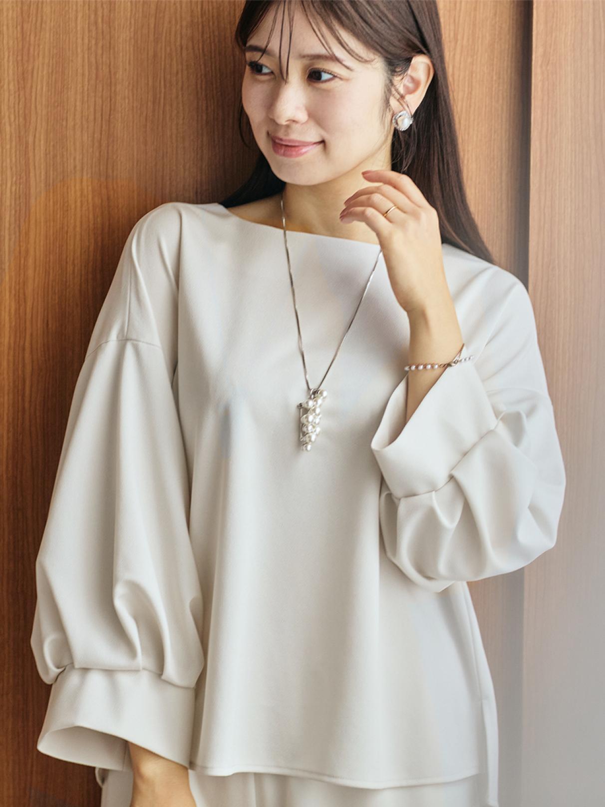 ジョーゼットパフスリーブブラウス - FENNEL - FENNEL｜YAMADAYA STORE
