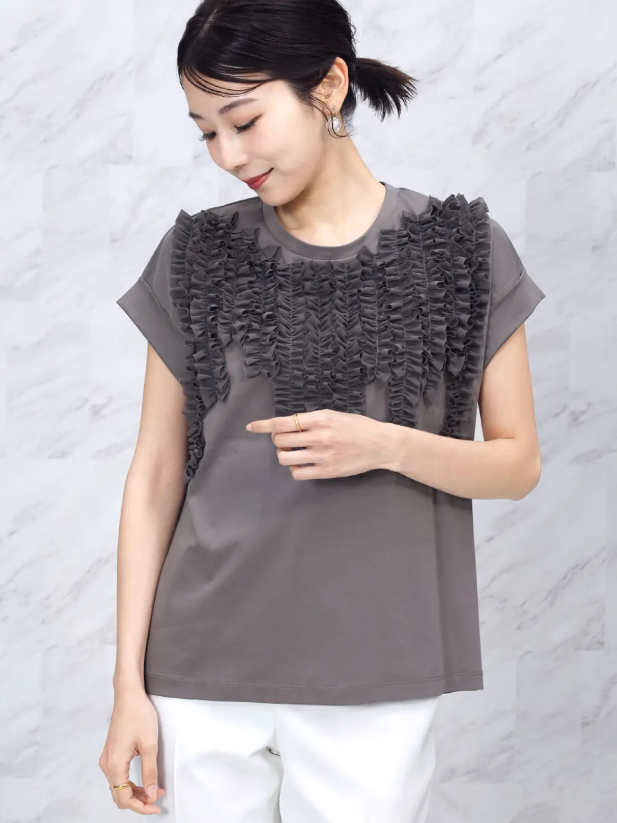 レイヤーフリルTシャツ - FENNEL - FENNEL｜YAMADAYA STORE