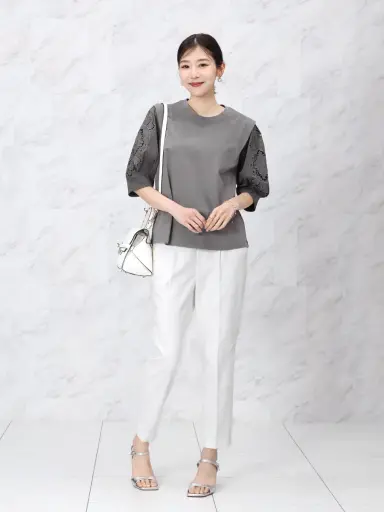 レーススリーブカットソー - FENNEL - FENNEL｜YAMADAYA STORE
