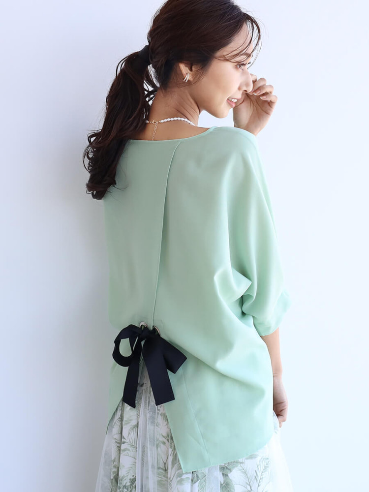 バックリボンドルマンブラウス - FENNEL - FENNEL｜YAMADAYA STORE