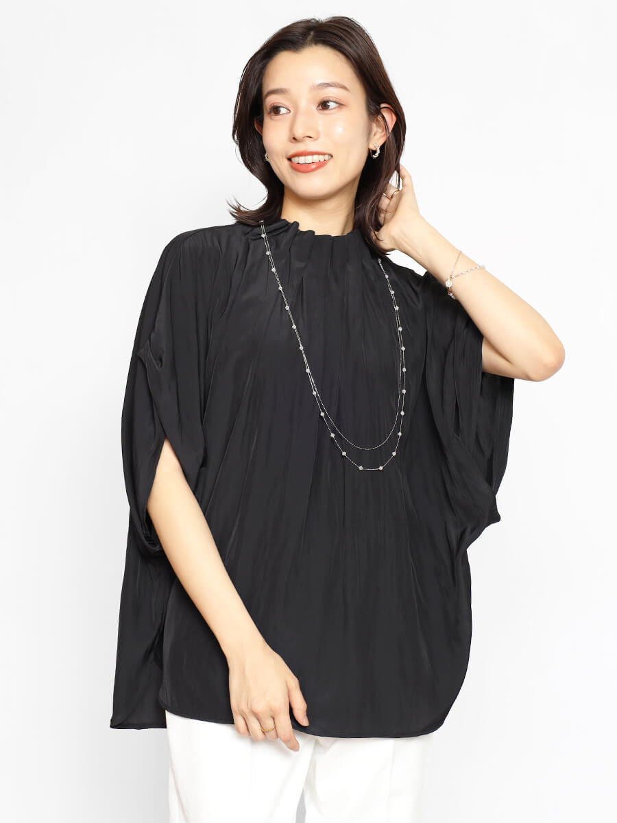 ギャザーネックボリュームブラウス - FENNEL - FENNEL｜YAMADAYA