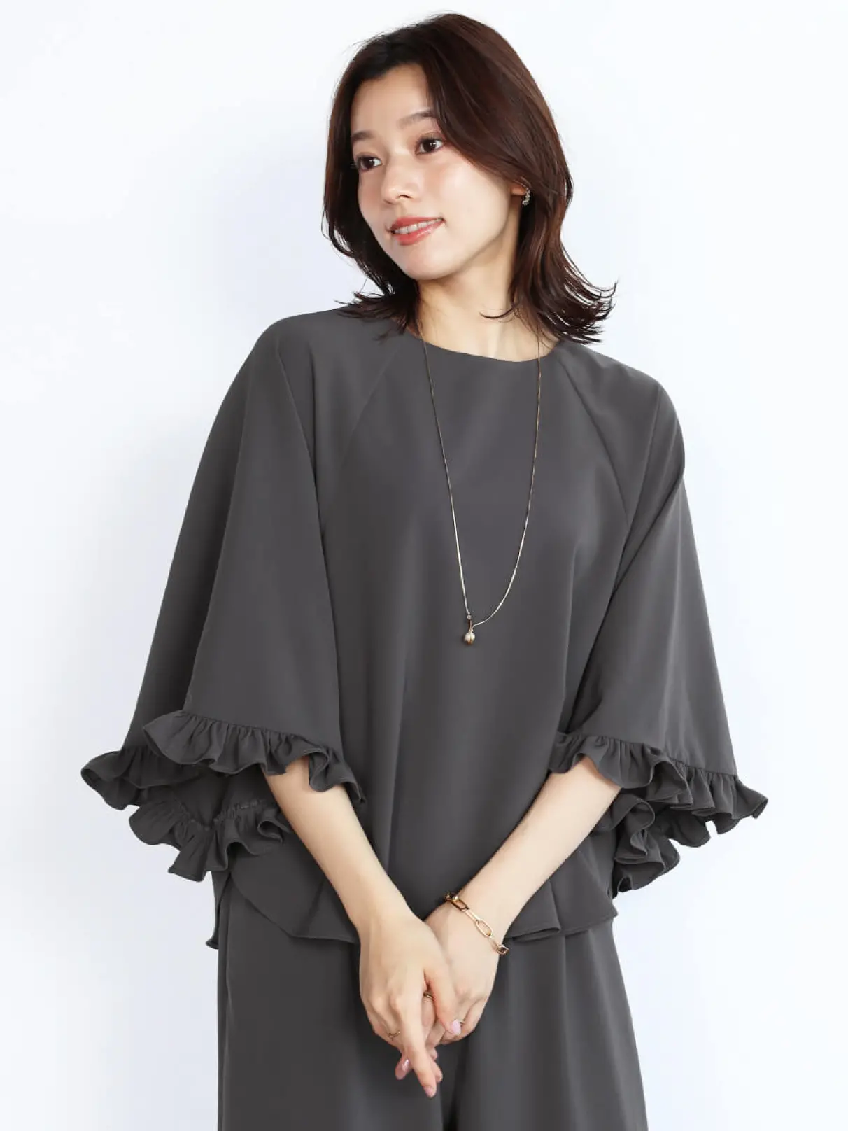 ※値下げ※【新品】　ヤマダヤ　FENNEL ポンチョ風トップス FENNELのポンチョ/ケープの商品一覧｜ファッション通販の