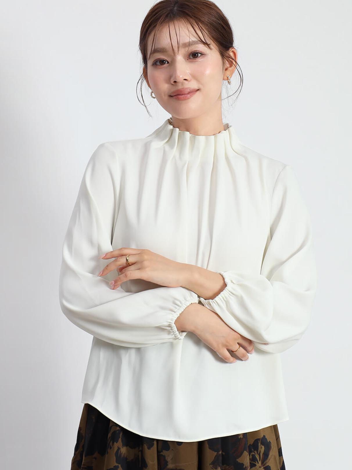 ネックギャザーブラウス - FENNEL - FENNEL｜YAMADAYA STORE