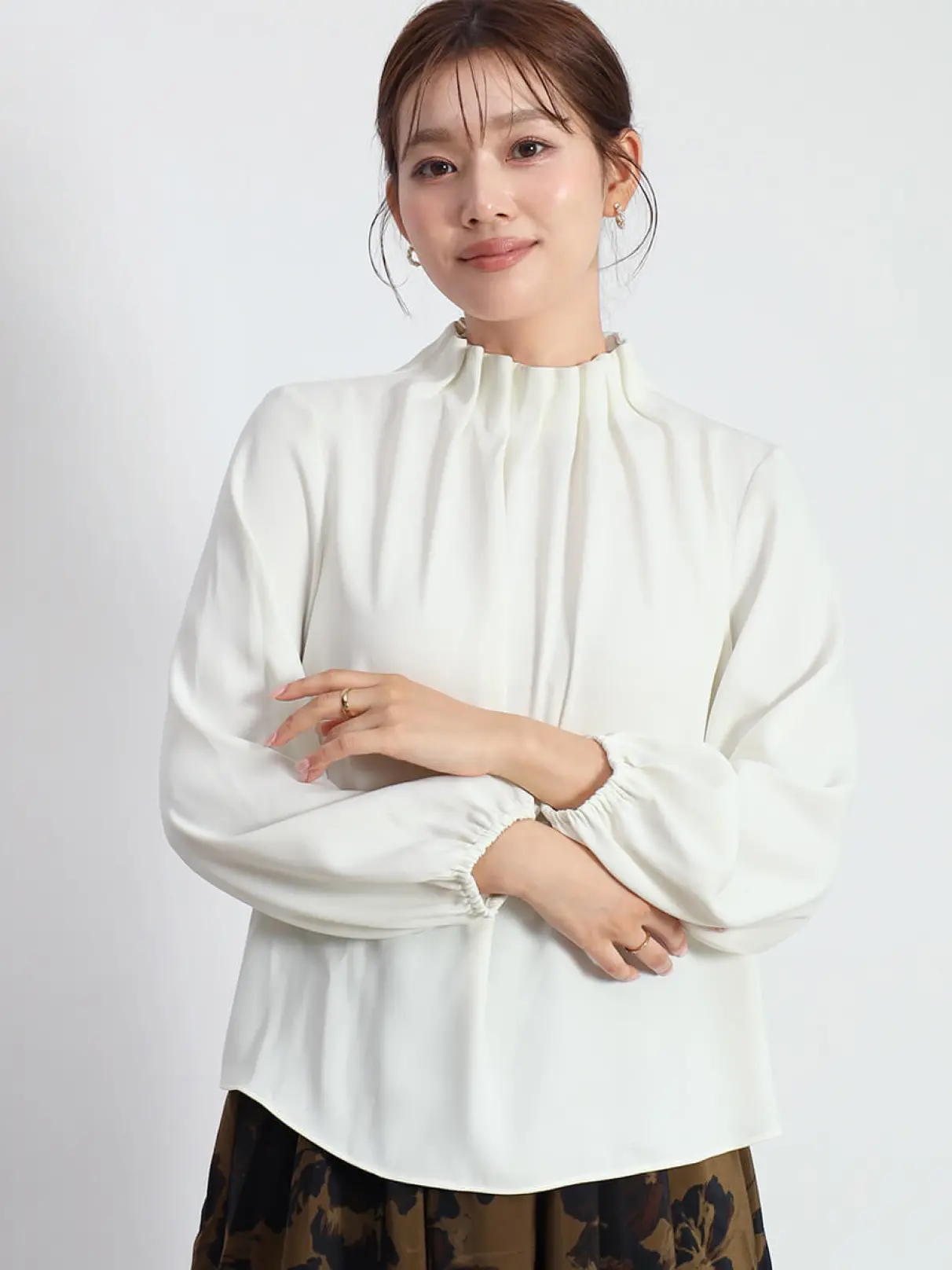 ネックギャザーブラウス - FENNEL - FENNEL｜YAMADAYA STORE