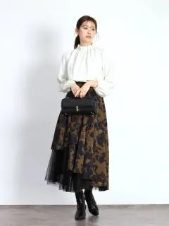 ネックギャザーブラウス - FENNEL - FENNEL｜YAMADAYA STORE