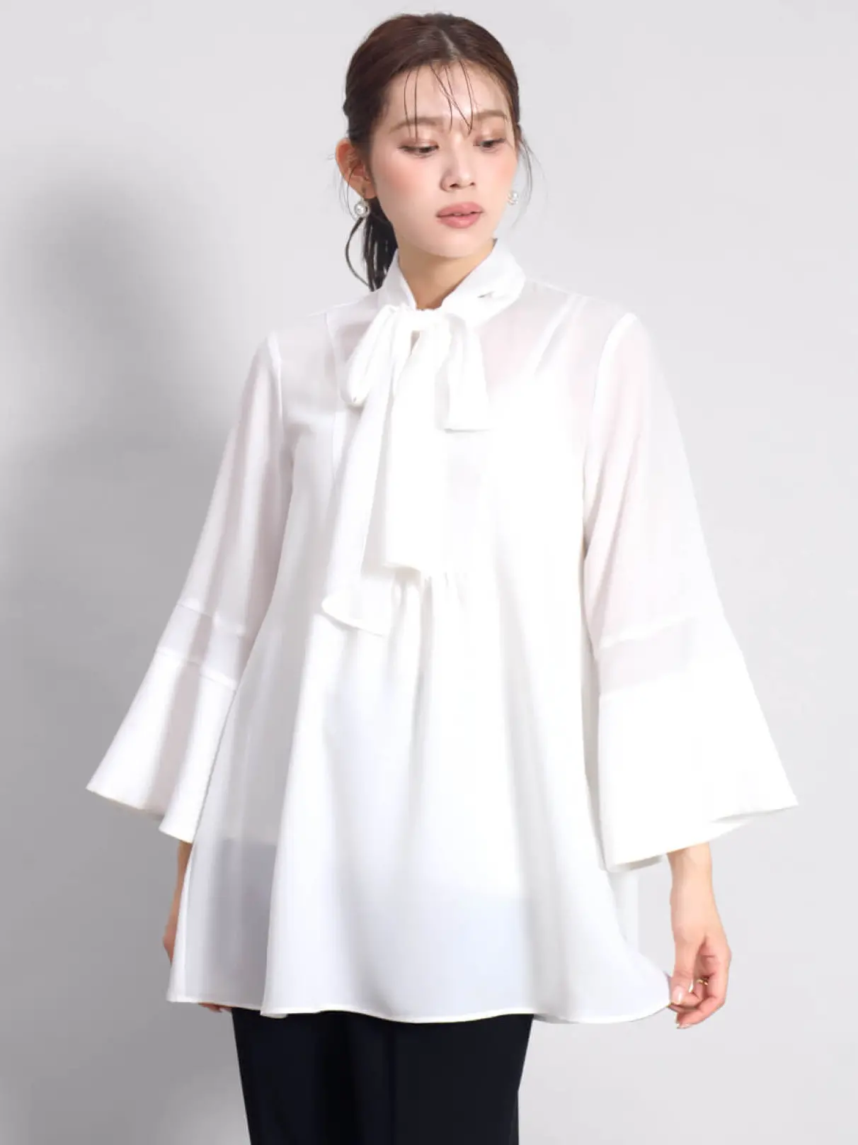 リボンチュニックブラウス - FENNEL - FENNEL｜YAMADAYA STORE