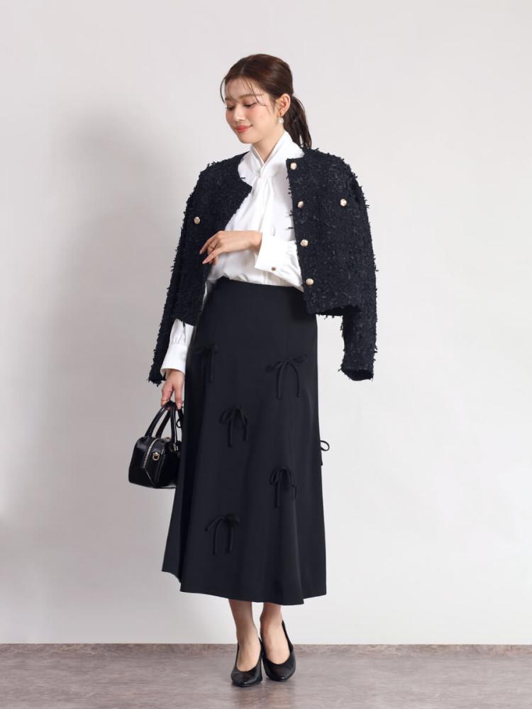 ネジリネックスタンドカラーブラウス - FENNEL - FENNEL｜YAMADAYA STORE