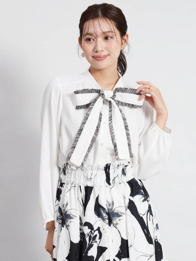 フリンジリボンブラウス - FENNEL - FENNEL｜YAMADAYA STORE