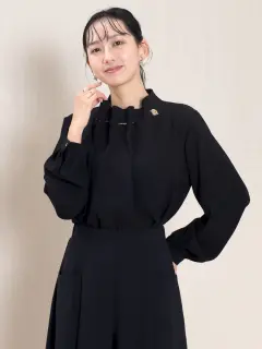 マンテルネックギャザーブラウス - FENNEL - FENNEL｜YAMADAYA STORE