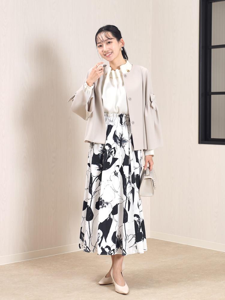 マンテルネックギャザーブラウス - FENNEL - FENNEL｜YAMADAYA STORE