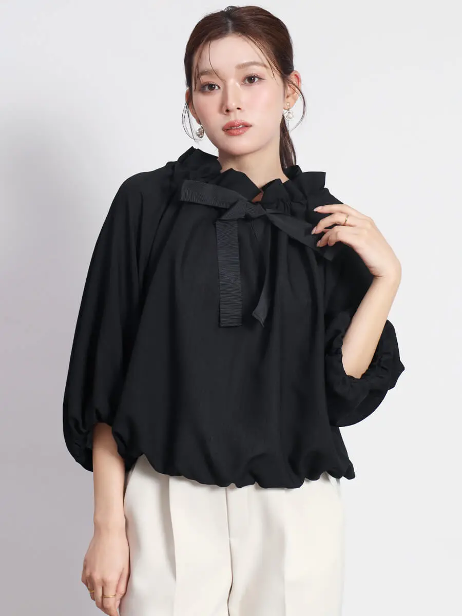 ギャザーカラーボリュームブラウス - FENNEL - FENNEL｜YAMADAYA STORE