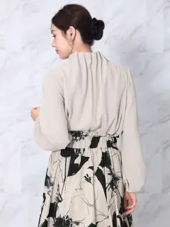 ギャザーネックブラウス - FENNEL - FENNEL｜YAMADAYA STORE