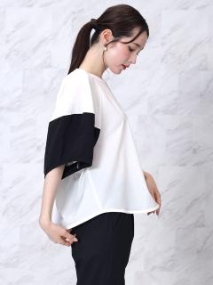 バイカラーボリュームスリーブブラウス - FENNEL - FENNEL｜YAMADAYA STORE