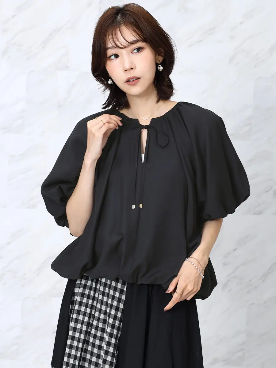 【新品】ヤマダヤ　フェンネル　ネックギャザーオールインワン　定価33000円 ギャザーネックバルーンブラウス - FENNEL - FENNEL｜YAMADAYA STORE