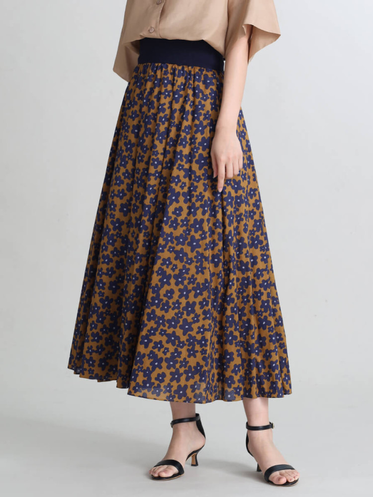 レトロフラワースカート - FENNEL - FENNEL｜YAMADAYA STORE 