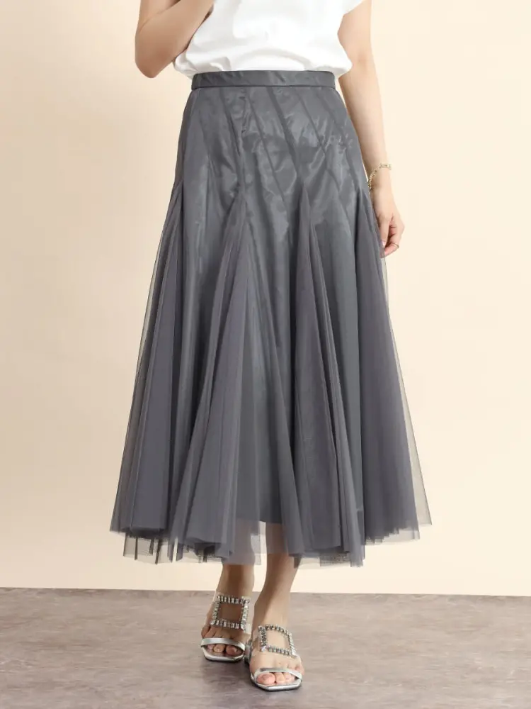匿送込新品●ヤマダヤ　フェンネル　FENNEL チュールスカート■ライトグリーン 匿送込新品○ヤマダヤ フェンネル FENNEL チュールスカート