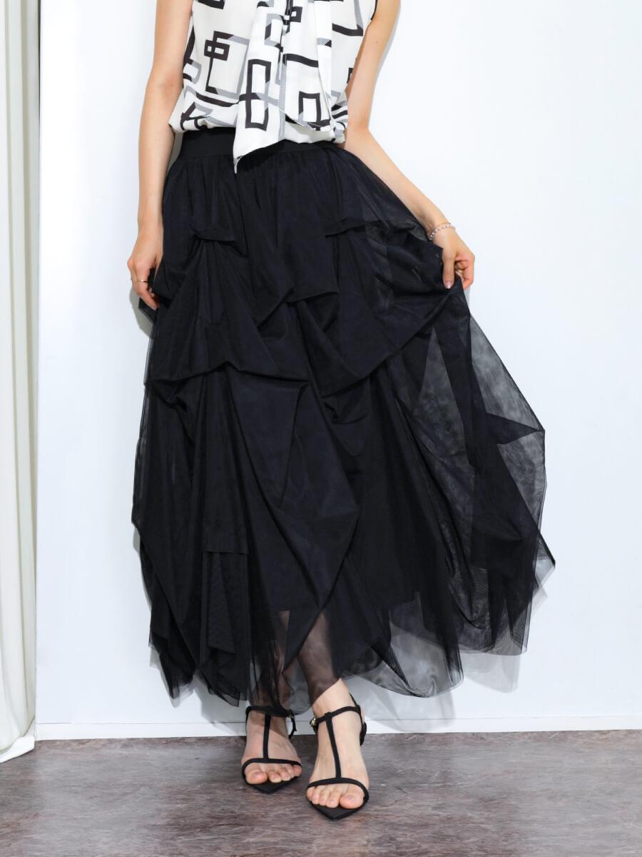 匿送込新品●ヤマダヤ　フェンネル　FENNEL チュールスカート■ライトグリーン 匿送込新品○ヤマダヤ フェンネル FENNEL チュールスカート