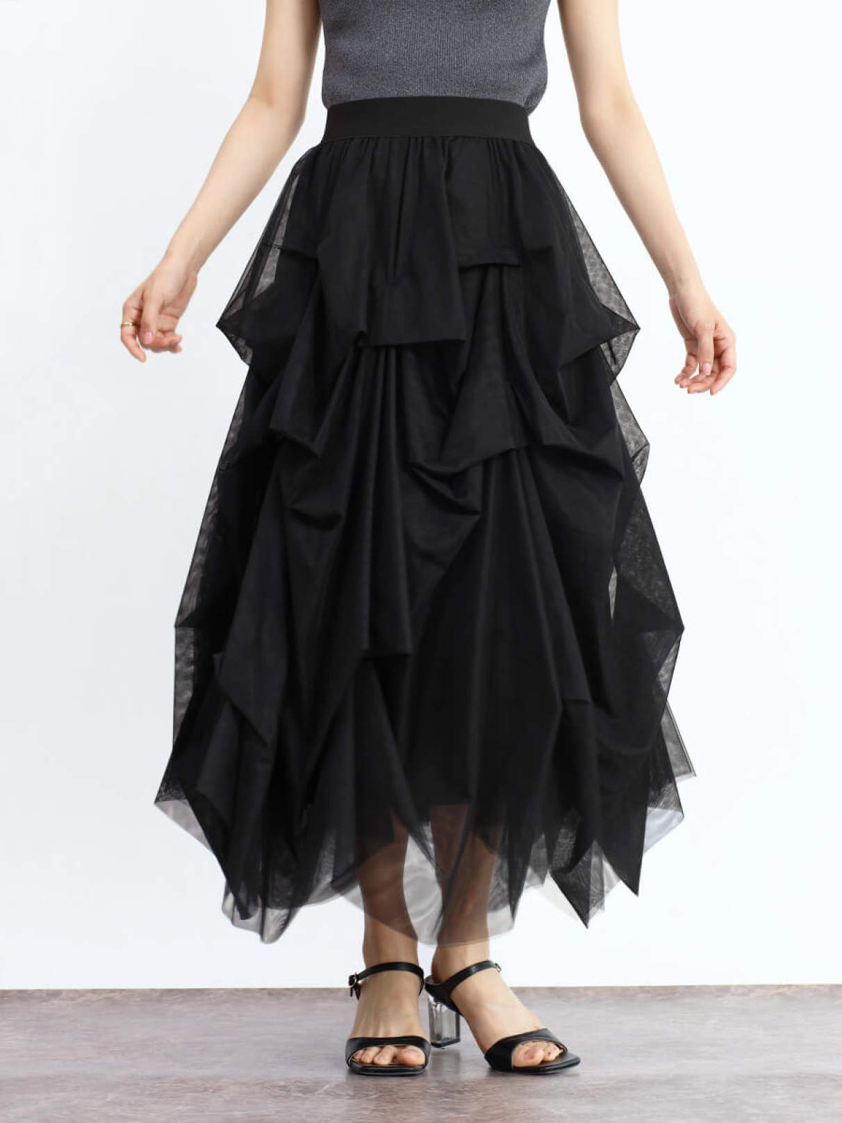 匿送込新品●ヤマダヤ　フェンネル　FENNEL チュールスカート■ライトグリーン FENNELのチュールスカートの商品一覧｜ファッション通販の