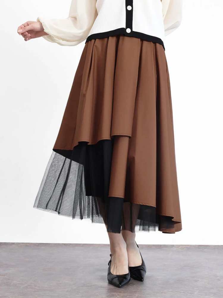 【yamadaya購入】FENNEL フェンネル　ストレッチナロースカート セール 19%OFF】フェンネル FENNEL タックワークストレッチ