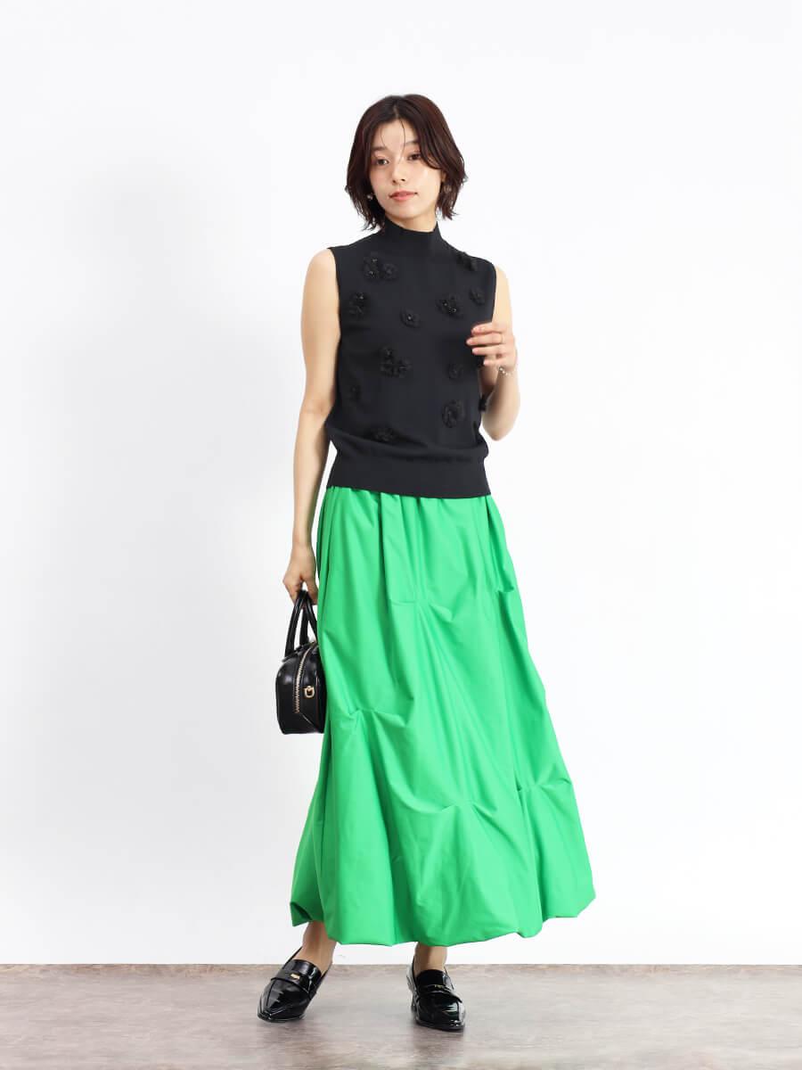 新品未使用　スコットクラブ　ヤマダヤ　FENNEL ロングスカート　黒　お値下げ セール 59%OFF】スコットクラブ SCOTCLUB ロゴデニムロング