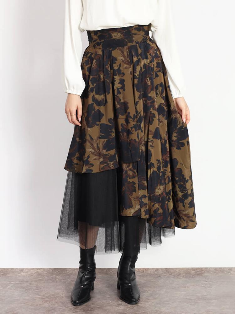 匿送込新品●ヤマダヤ　フェンネル　FENNEL チュールスカート■ライトグリーン 匿送込新品○ヤマダヤフェンネルFENNEL チュールスカート