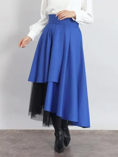 チュールレイヤードカラースカート - FENNEL - FENNEL｜YAMADAYA STORE